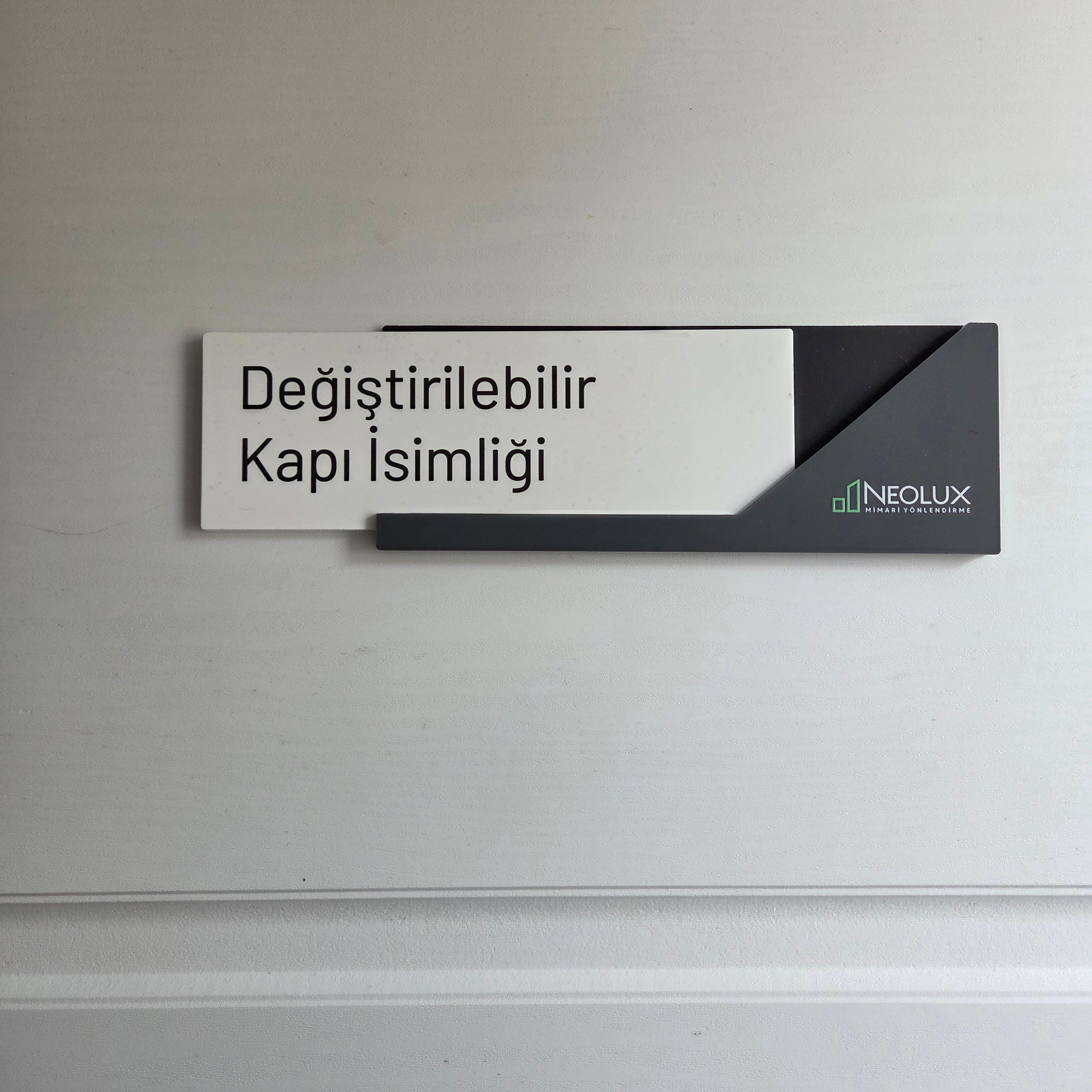 Değiştirilebilir Kapı İsimliği